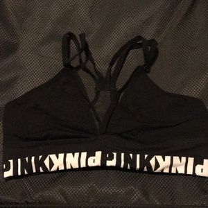 PINK Black Sports Bra